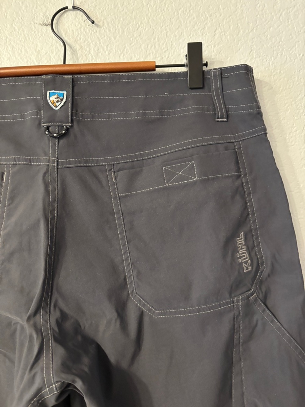 KÜHL Mens Slate Gray Renegade Outdoor Utility Shorts